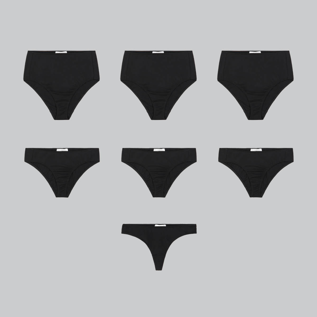 Peau Ethique April Organic Panty Black Underwear
